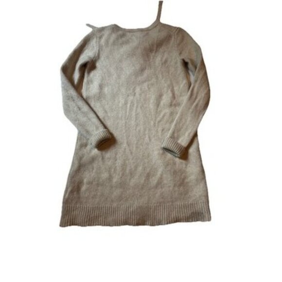 Madewell Ivory Lace Up Sweater Dress Merino Wool Size Small - Picture 6 of 6